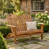 Banco de jardín tipo Adirondack plegable para dos personas, Vista previa de la imagen del producto 10