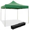 Gazebo richiudibile pieghevole 3 X 3 Verde ricoperto in PVC Anteprima dell’immagine prodotto 2