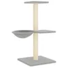 vidaXL Kratzbaum mit Sisal-Kratzsäulen Hellgrau 72 cm Produktbild-Vorschau 5