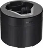 A black Philips brand electric shaver charging stand. Produktbild-Vorschau