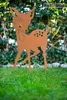 KOTARBAU® Gartendekoration Rostfiguren 70cm Blechhirsch Produktbild-Vorschau 3