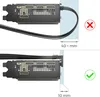 deleyCON PCI-e 5.0 Adapter Winkel 180 Grad 12+4 Pin 16 Pin Produktbild-Vorschau 3