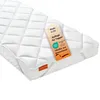 A white quilted mattress topper is shown on a white background. Produktbild-Vorschau