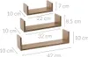 Set 3 Wandboards Rand Eiche natur Produktbild-Vorschau 2