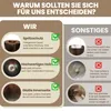 Hochwertige AHolz-Rührschüssel mit Edelstahl-Basis und Produktbild-Vorschau 3