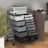 GOPLUS Rollcontainer mit 15 Schubladen stapelbar, Rollregal Produktbild-Vorschau 5