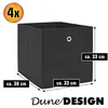 lot de 4 boîtes de rangement pour étagère Kallax 33x38x33 Voir les images du produit 7