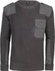 A studio shot of a men's military-style sweater. Produktbild-Vorschau