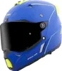 FC-Moto Merkur Pro Straight Enduro Helm, blau matt, S Produktbild-Vorschau 3