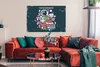 MuchoWow® Poster Jahrgang - Astronaut - Auto 120x80 cm - Produktbild-Vorschau 2