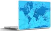 MuchoWow® Laptop Aufkleber Sticker Cover Weltkarte - Trendy Produktbild-Vorschau 1