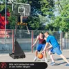COSTWAY Poteau de basket-ball portable, 1,5 m - 3,05 m Voir les images du produit 5