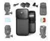 A collage of a sport camera and its accessories. Produktbild-Vorschau