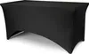 PartyDeco Tischdecke Stretch Schwarz, 183 x 76 x 74cm Produktbild-Vorschau 1