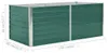 vidaXL Verhoogde plantenbak, 160 x 80 x 45 cm, Productafbeelding-voorbeeld 7