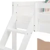 Homestyle4u Etagenbett, Weiß, Liegeflächen 90x200 & 140x200 Produktbild-Vorschau 9