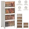 Faltbarer Kleiderschrank Organizer - Kunststoff Produktbild-Vorschau 2