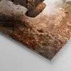 Bilder auf glas - Schlamm Schmutz Dakar Aktion - 100x70cm - Produktbild-Vorschau 5
