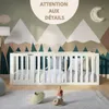 Crazy Pine Lit d'enfant 140x190 cm - Blanc - Lit au sol Voir les images du produit 5