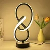 LED Tischlampe Spiral Design, für Schlafzimmer, Büro, Produktbild-Vorschau 6
