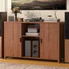 BROTTAR 47,2" Plattenspieler-Schrank Braun mit Produktbild-Vorschau 6
