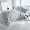 Kuschelige Fleece Bettwäsche 200x220 cm Winter Weiß Grün Produktbild-Vorschau 5