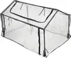 FLO Gewächshaus 60x120x80 cm Transparent und Schwarz Produktbild-Vorschau 3