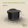 Behälter für Küchenabfälle, formschöner Komposteimer, Produktbild-Vorschau 8