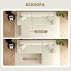 HOMCOM Ecksofa 3-Sitzer Sofa in L-Form Eckcouch mit Produktbild-Vorschau 4