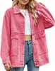 ASKSA Dámská džínová bunda Casual Loose Lapel Boyfriend Náhled obrázku produktu 1