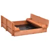vidaXL Sandkasten Tannenholz 95×90×15 cm Produktbild-Vorschau 3