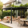 sweeek - Vordach 3m für Pergola Palace Aluminium und Produktbild-Vorschau 4