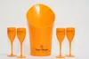VEUVE CLIQUOT SET = 1x Kübel + 4x Veuve Cliquot Gläser Produktbild-Vorschau 1