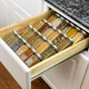 24er Gewürzgläser Eckig Set, Gewürzstreuer Glas mit Produktbild-Vorschau 3