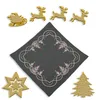 Tischdecke Weihnachten 85x85 cm Tannenbaum Stickerei Produktbild-Vorschau 5