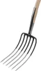 Fourche à fumier 6 dents 135cm 24cm de large, manche en Voir les images du produit 2