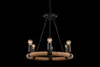 Globo Lighting|Hängeleuchte Metall schwarz, 6x E27 Produktbild-Vorschau 8