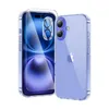 A clear product shot of an iPhone 16 protective set, including a screen protector, camera protectors, and a clear case, against a white background. Produktbild-Vorschau