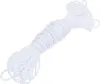 A coiled white rope against a white background. Produktbild-Vorschau
