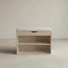 Szafka na buty z siedziskiem LEVA, 60 x 30 x 47 cm Podgląd zdjęcia produktu 3