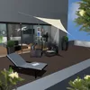 UV Sonnensegel 3x3x3 HDPE Dreieck Sonnenschutz Überdachung Produktbild-Vorschau 3