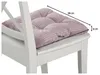 Stuhlkissen 4er Set | Sitzkissen Kord altrosa 38 x 38 x 6 Produktbild-Vorschau 2