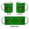 Der frühe Vogel kann mich mal! Glitzer-Kaffeebecher Wenn Produktbild-Vorschau 4