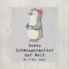 Mr. & Mrs. Panda Kuscheldecke Pinguin Beste Schwiegermutter Produktbild-Vorschau 2
