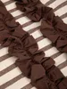 HOMLA Fartuch kuchenny DAVIO bawełniany w brązowe paski z Podgląd zdjęcia produktu 4