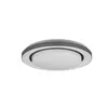 LED-Deckenleuchte - Schwarz - Weiß - Kunststoff - Ø 38 cm - Produktbild-Vorschau 1