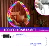 UISEBRT LED Lichtschlauch 10m 100 LEDs Bunt mit Produktbild-Vorschau 2