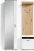 Sitzbank >JAKOB< in Weiß/Eiche-Optik 48,5 H 49 x 30 Produktbild-Vorschau 6