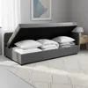 Tagesbett - 80x180 cm - Kinderbett Sofabett - Grau - mit Produktbild-Vorschau 8