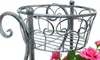 DanDiBo Blumentreppe Metall Grau 75 cm Blumenständer mit 3 Produktbild-Vorschau 9